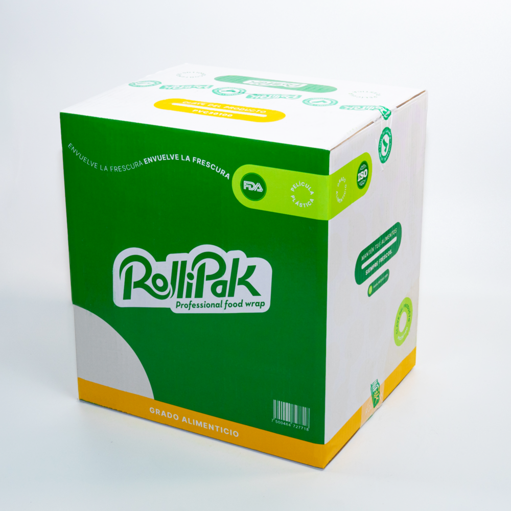 CAJA CON 30 ROLLOS DE PELÍCULA PLÁSTICA ROLLIPACK DOMÉSTICO 30 CM MODELO 30