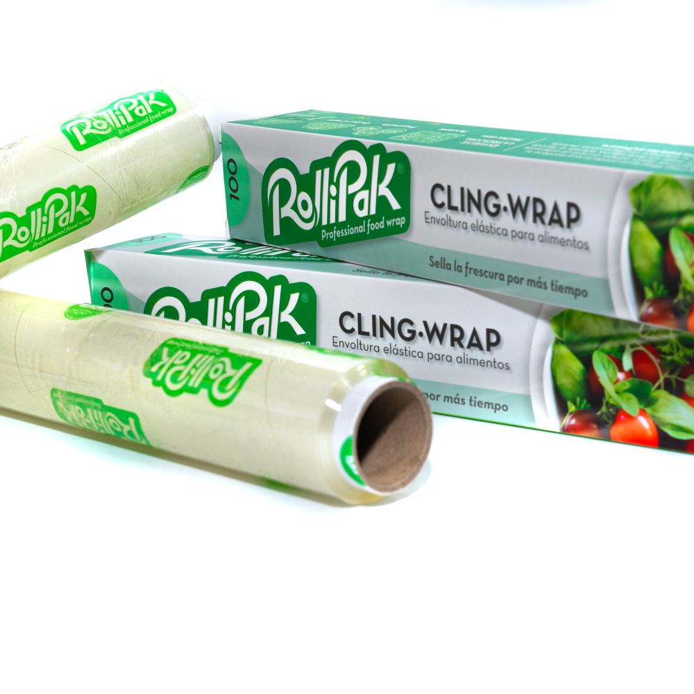PELÍCULA PLÁSTICA ROLLIPACK DOMÉSTICO 30 CM MODELO 100