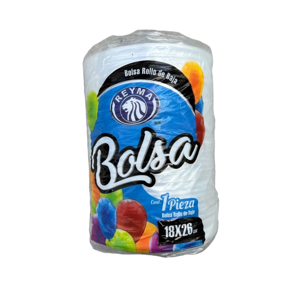 BOLSA EN ROLLO DE PLÁSTICO REYMA 18X26X120