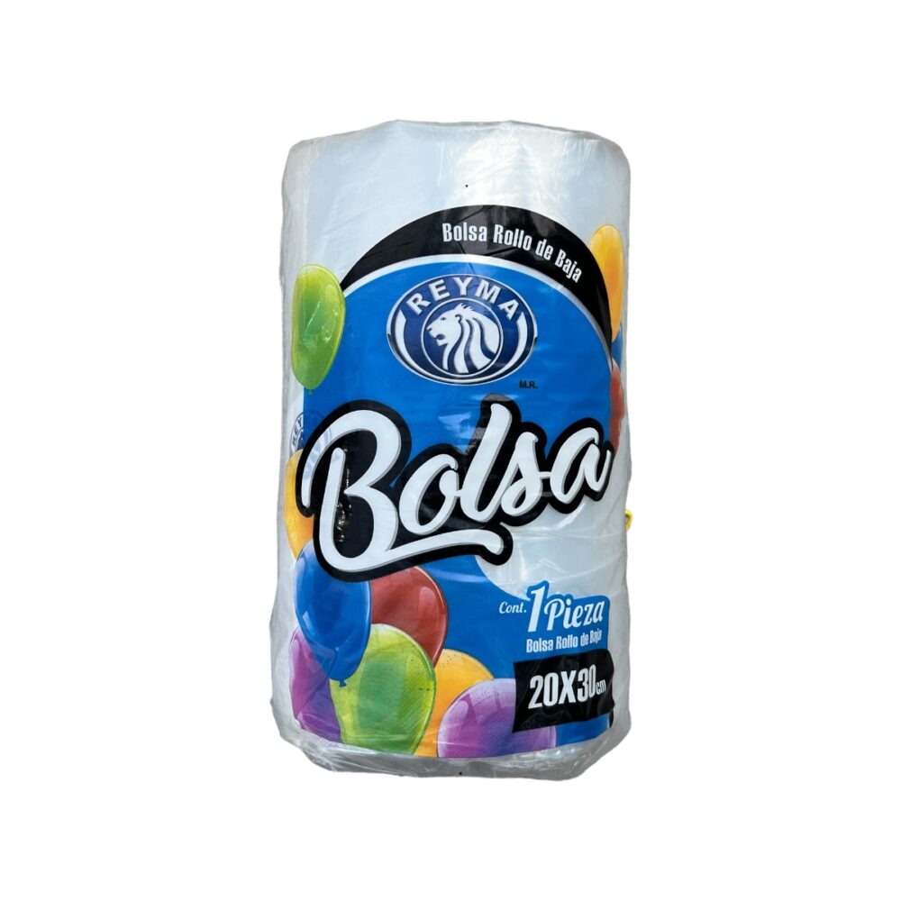 BOLSA EN ROLLO DE PLÁSTICO REYMA 20X30X120