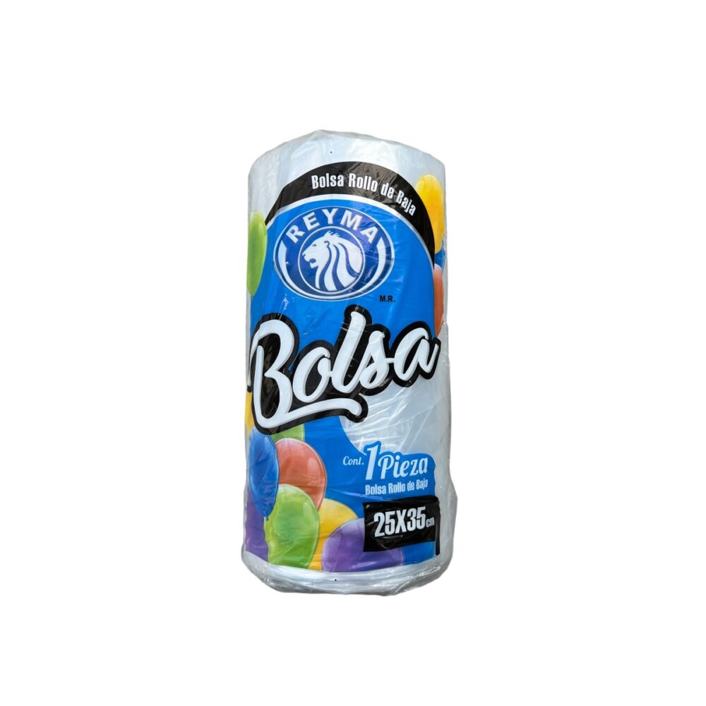 BOLSA EN ROLLO DE PLÁSTICO REYMA 25X35X120