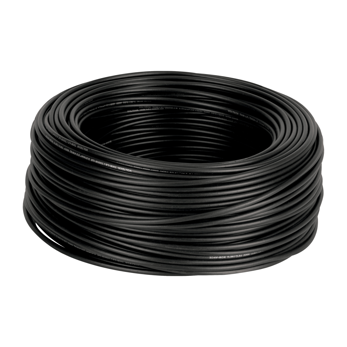 CAJA CON 100 M DE CABLE THHW-LS 12 AWG NEGRO