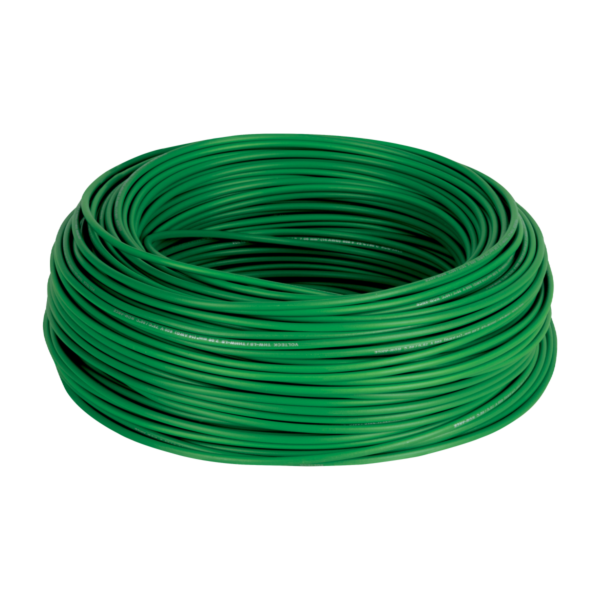 CAJA CON 100 M DE CABLE THHW-LS 14 AWG VERDE