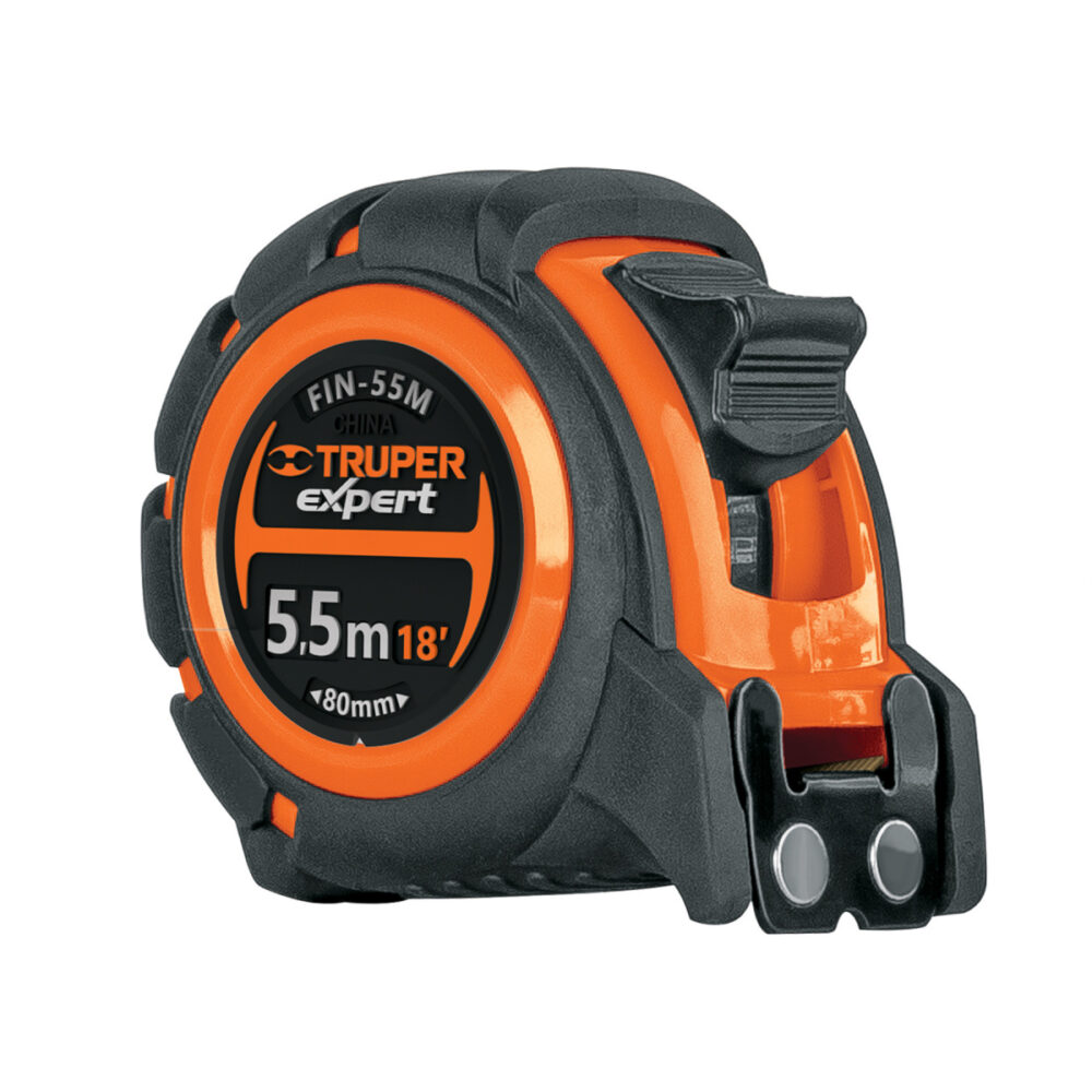 FLEXÓMETRO INDUSTRIAL CONTRA IMPACTOS 5.5 M CINTA 25 MM
