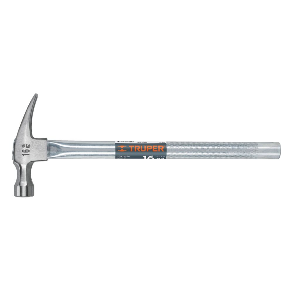 MARTILLO TUBULAR PULIDO 16 OZ UÑA RECTA