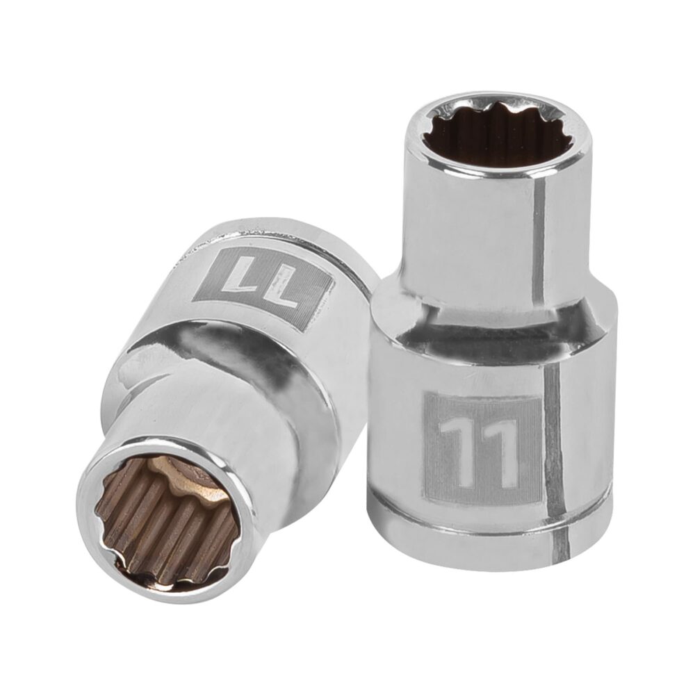 DADO DE 11 MM, 12 PUNTAS, CUADRO 1/2"