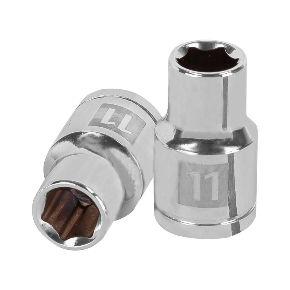DADO DE 11 MM, 6 PUNTAS, CUADRO 1/2"