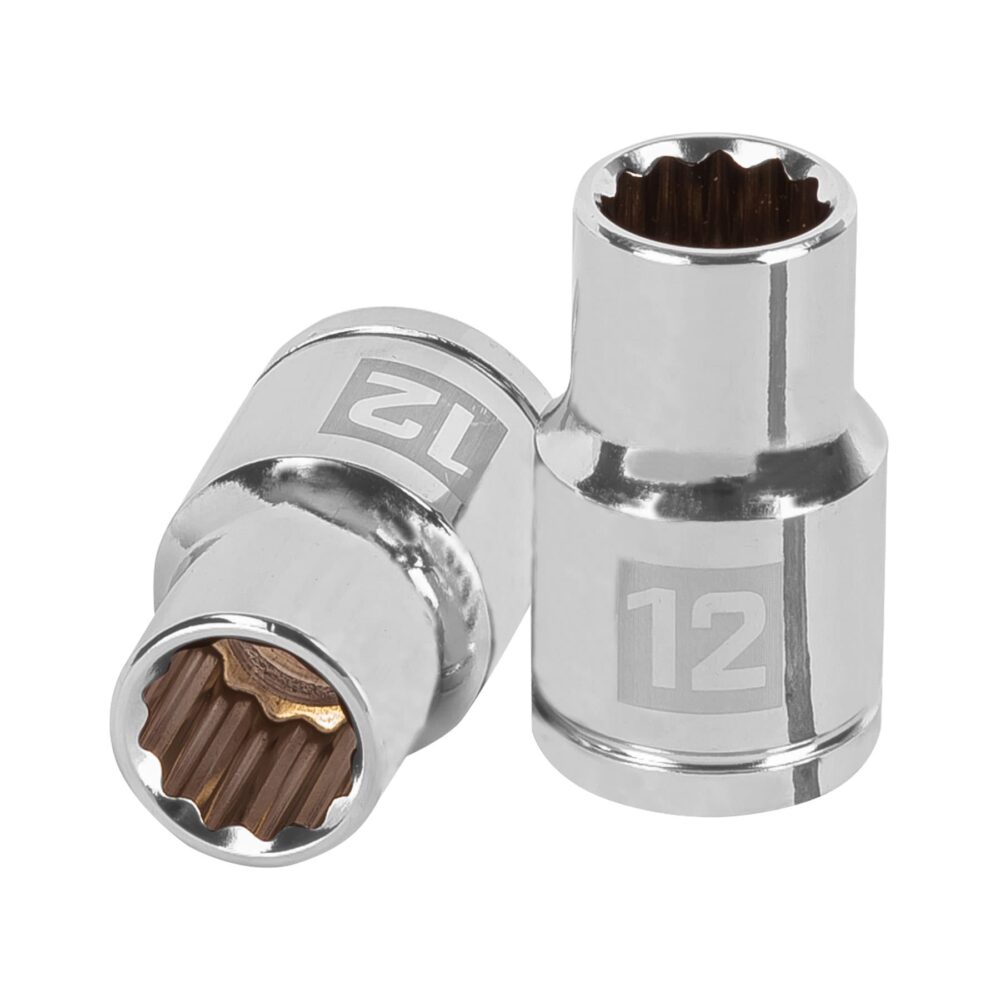 DADO DE 12 MM, 12 PUNTAS, CUADRO 1/2"