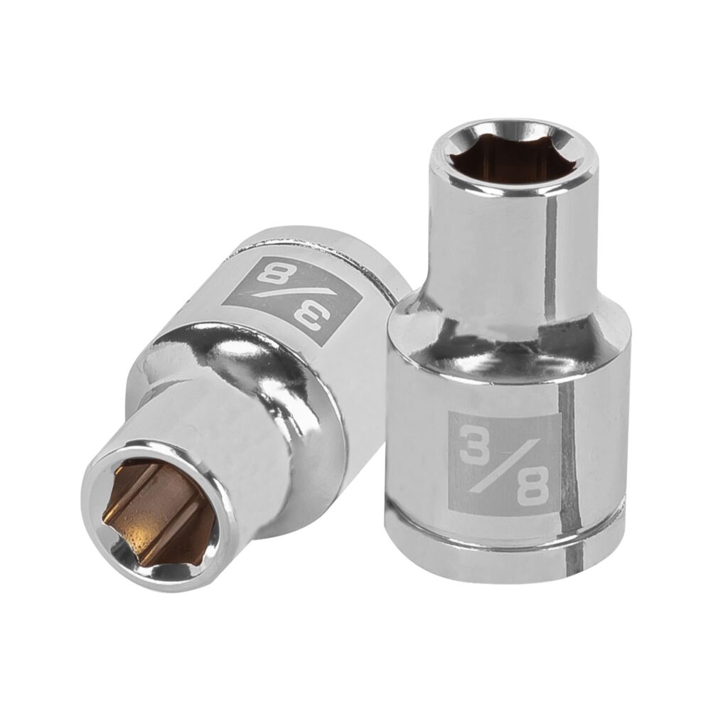 DADO DE 3/8", 6 PUNTAS, CUADRO 1/2