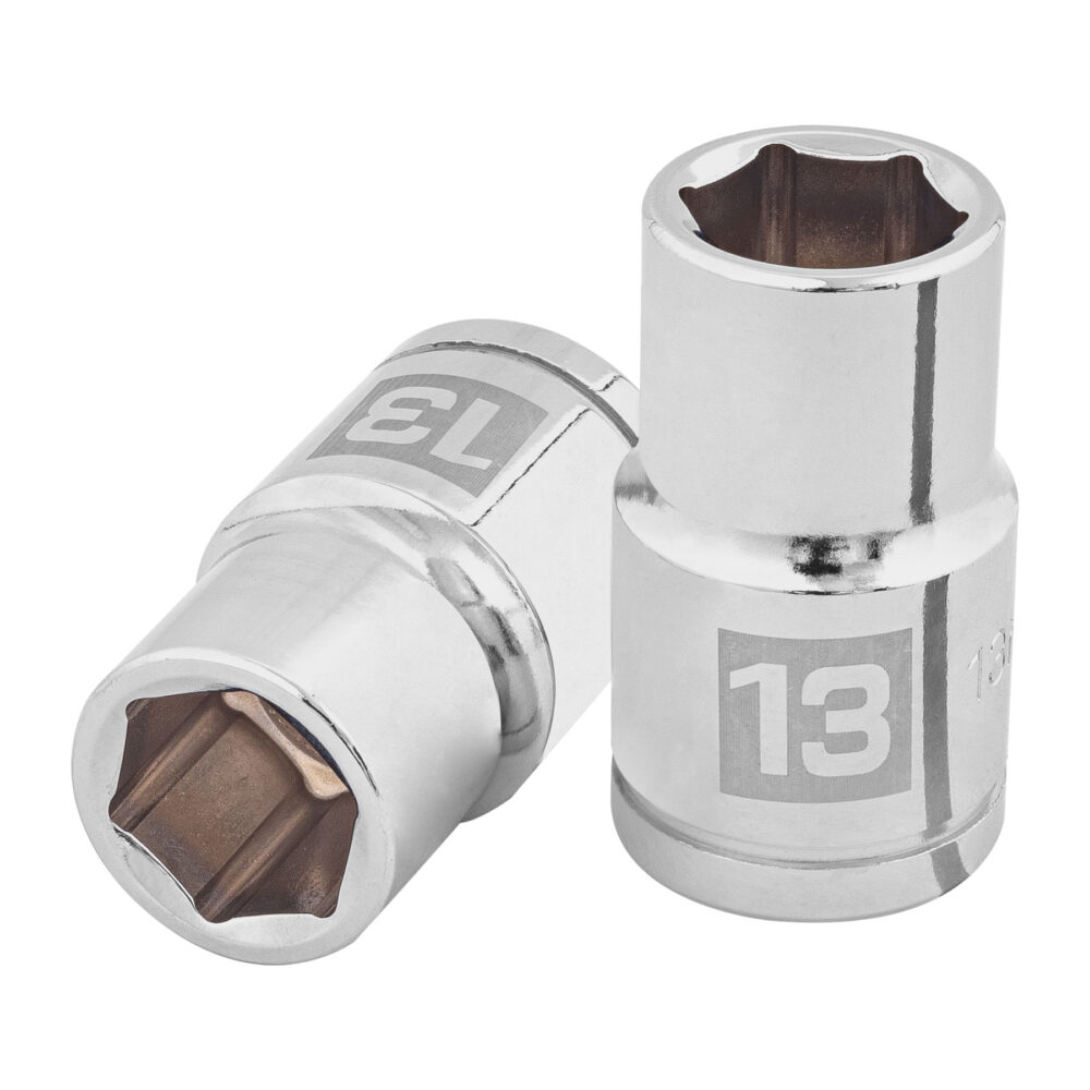 DADO DE 13 MM, 6 PUNTAS, CUADRO 1/2"