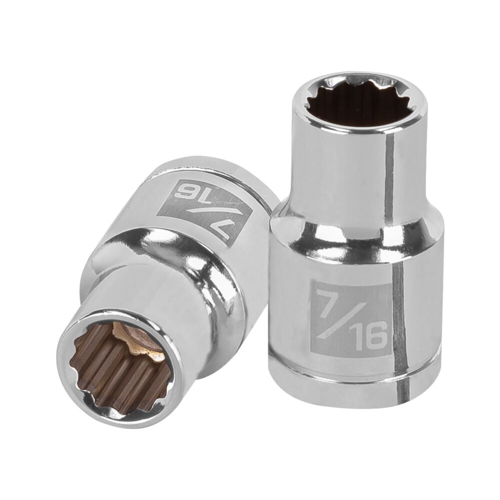 DADO DE 7/16", 12 PUNTAS, CUADRO 1/2"
