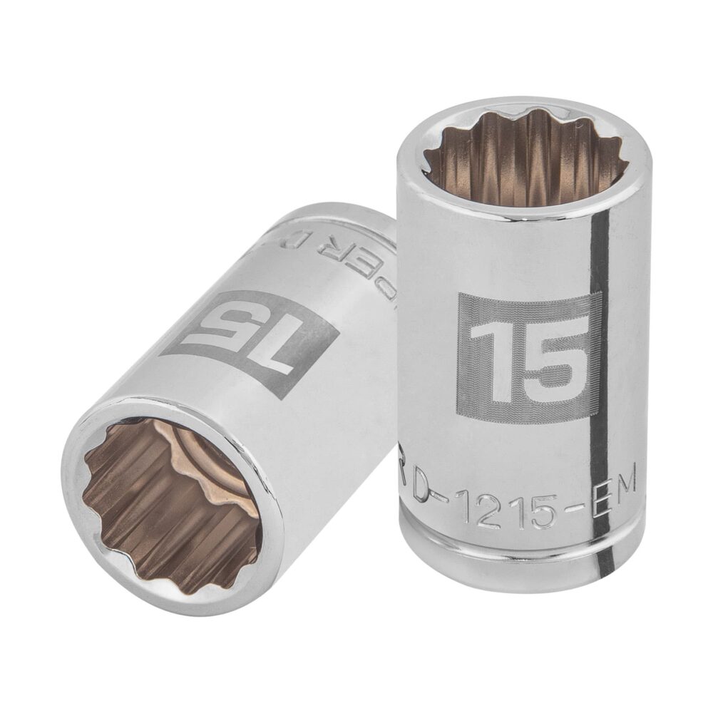 DADO DE 15 MM, 12 PUNTAS, CUADRO 1/2"