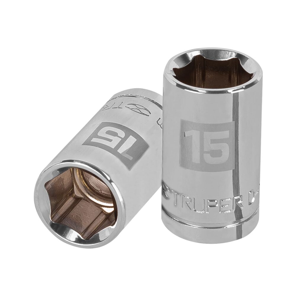 DADO DE 15 MM, 6 PUNTAS, CUADRO 1/2"