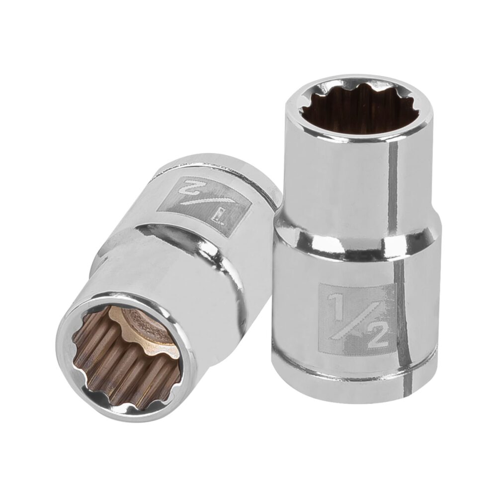 DADO DE 1/2", 12 PUNTAS, CUADRO 1/2"