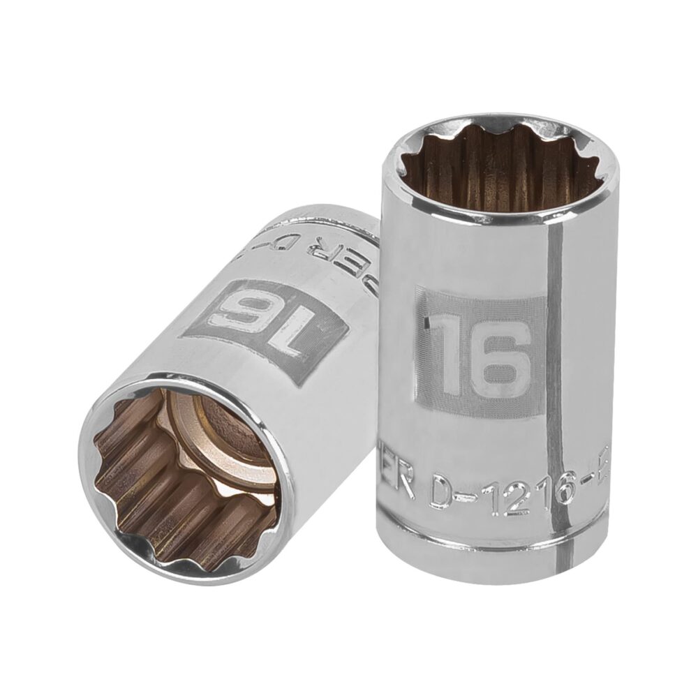 DADO DE 16 MM, 12 PUNTAS, CUADRO 1/2"