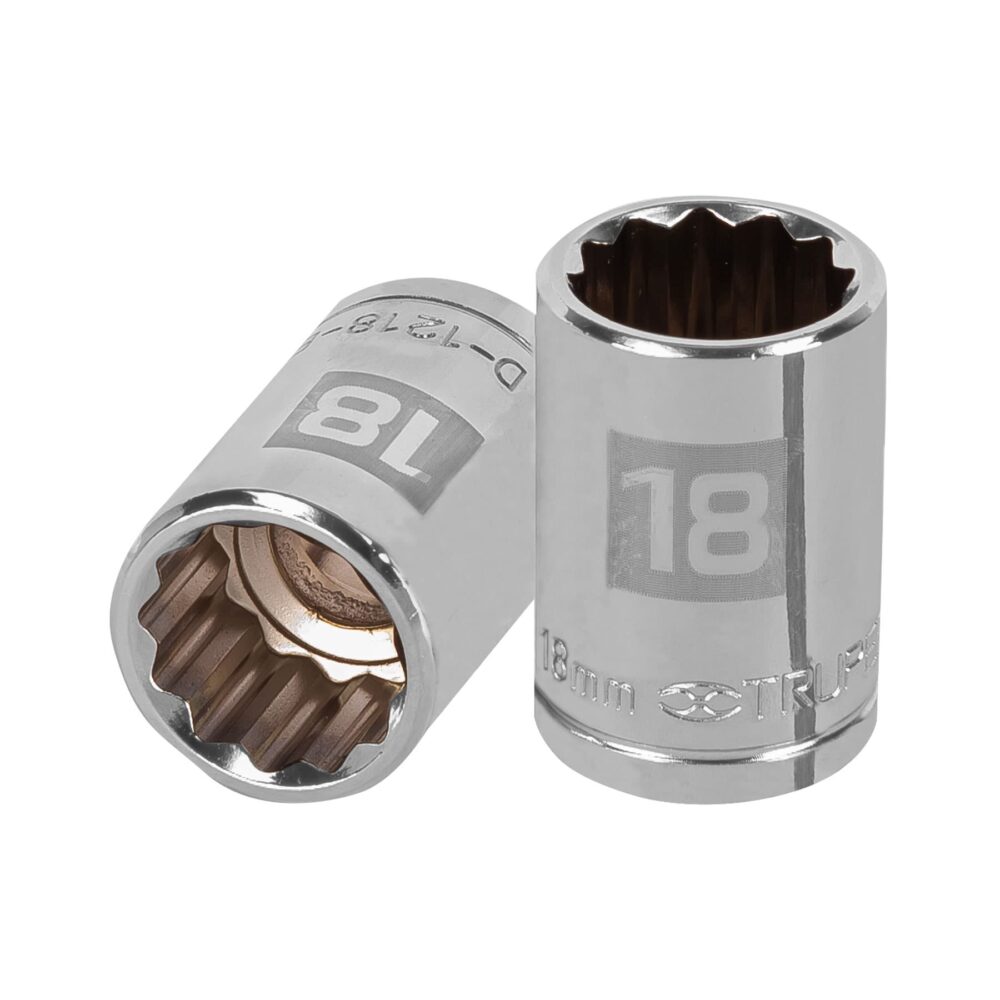DADO DE 18 MM, 12 PUNTAS, CUADRO 1/2"