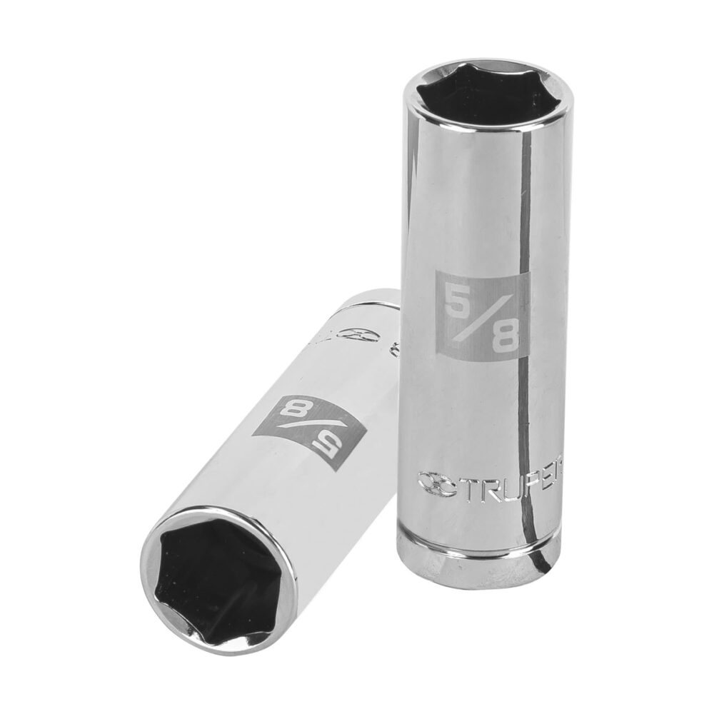 DADO LARGO PARA BUJÍA DE 5/8", 6 PUNTAS, CUADRO DE 1/2"
