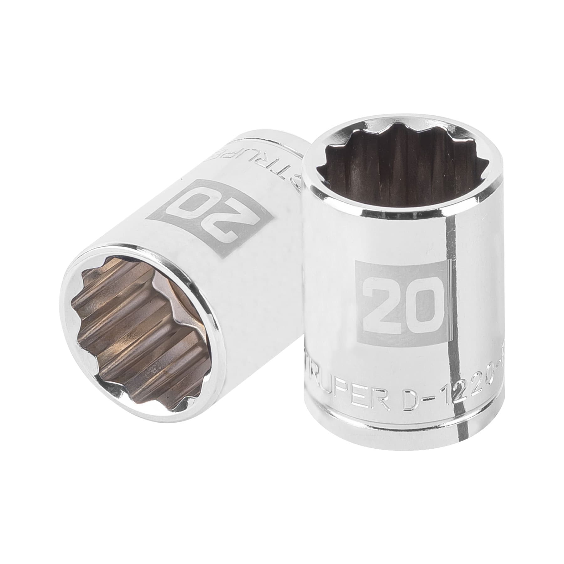 DADO DE 20 MM, 12 PUNTAS, CUADRO 1/2"