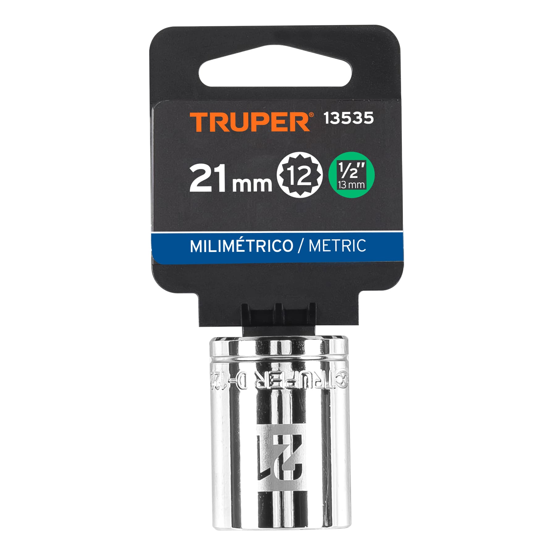 DADO DE 21 MM, 12 PUNTAS, CUADRO 1/2" - Image 2