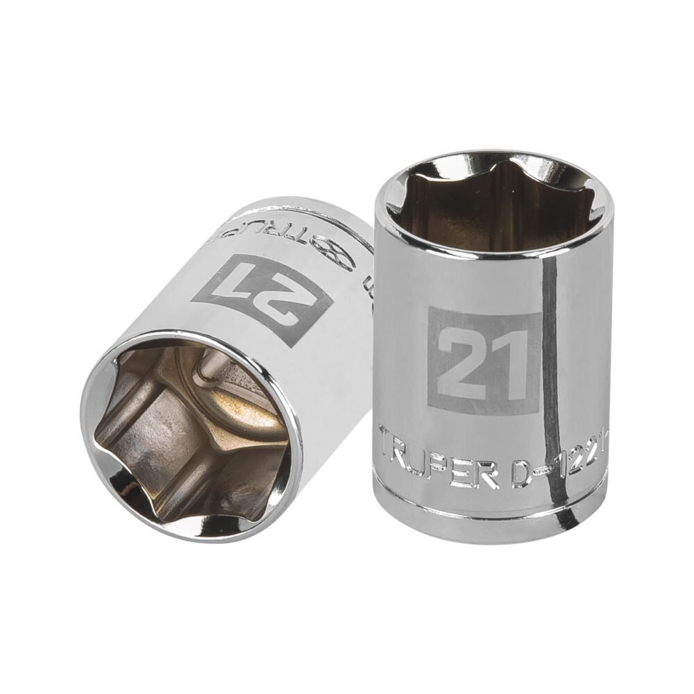 DADO DE 21 MM, 6 PUNTAS, CUADRO 1/2"