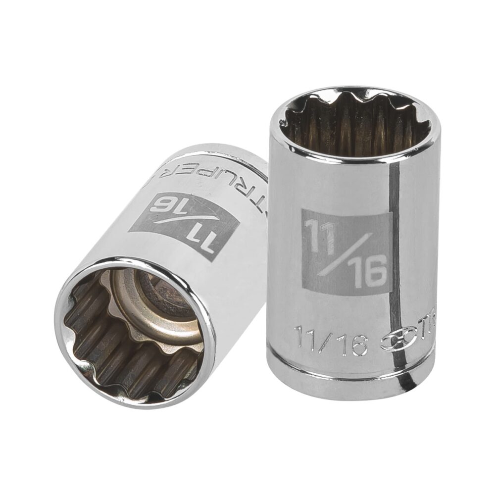 DADO DE 11/16", 12 PUNTAS, CUADRO 1/2"