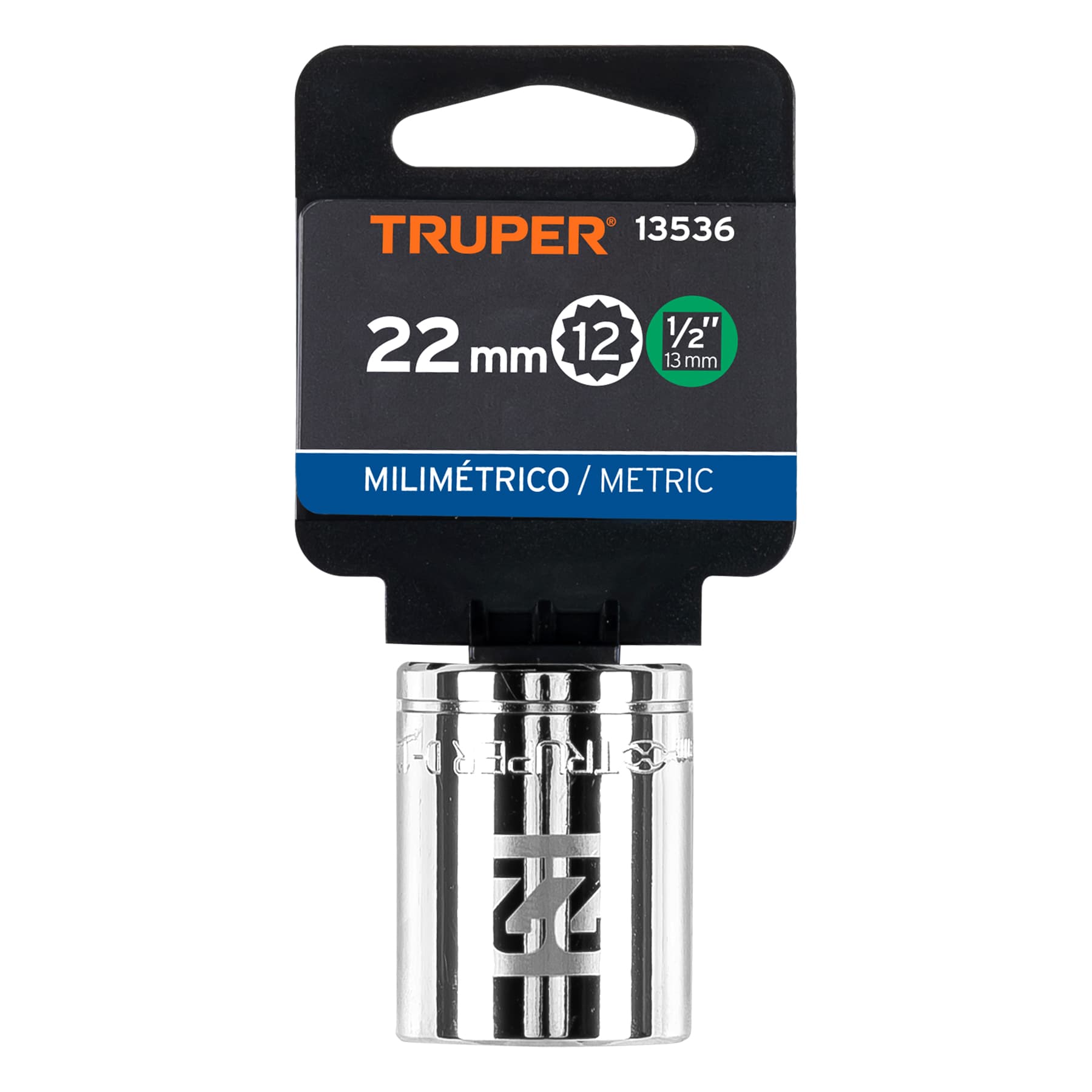 DADO DE 22 MM, 12 PUNTAS, CUADRO 1/2" - Image 2