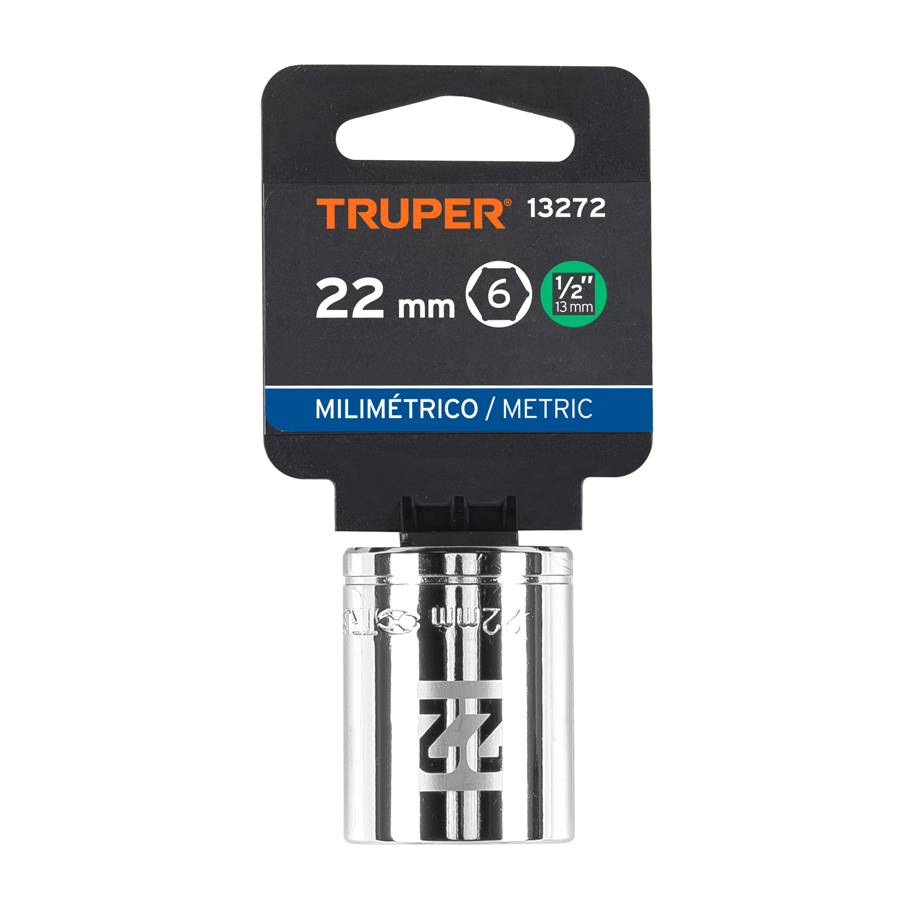 DADO DE 22 MM, 6 PUNTAS, CUADRO 1/2" - Image 2