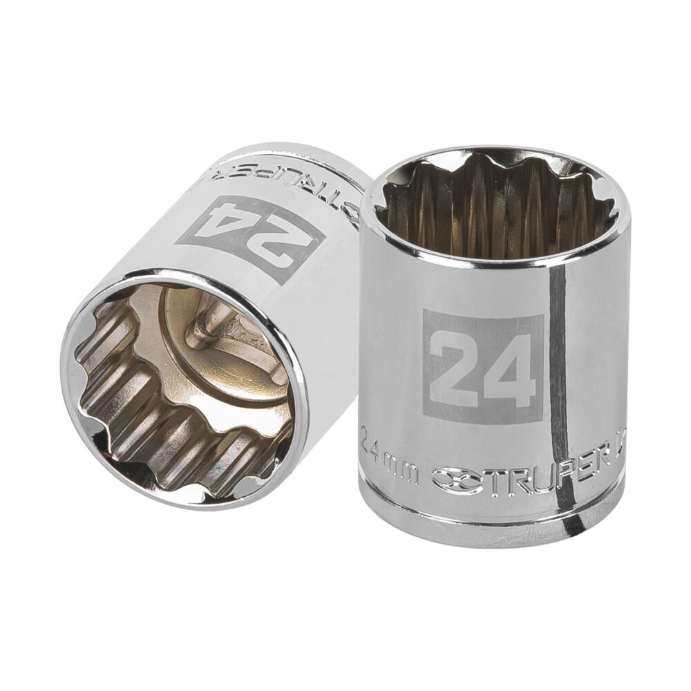 DADO DE 24 MM, 12 PUNTAS, CUADRO 1/2"