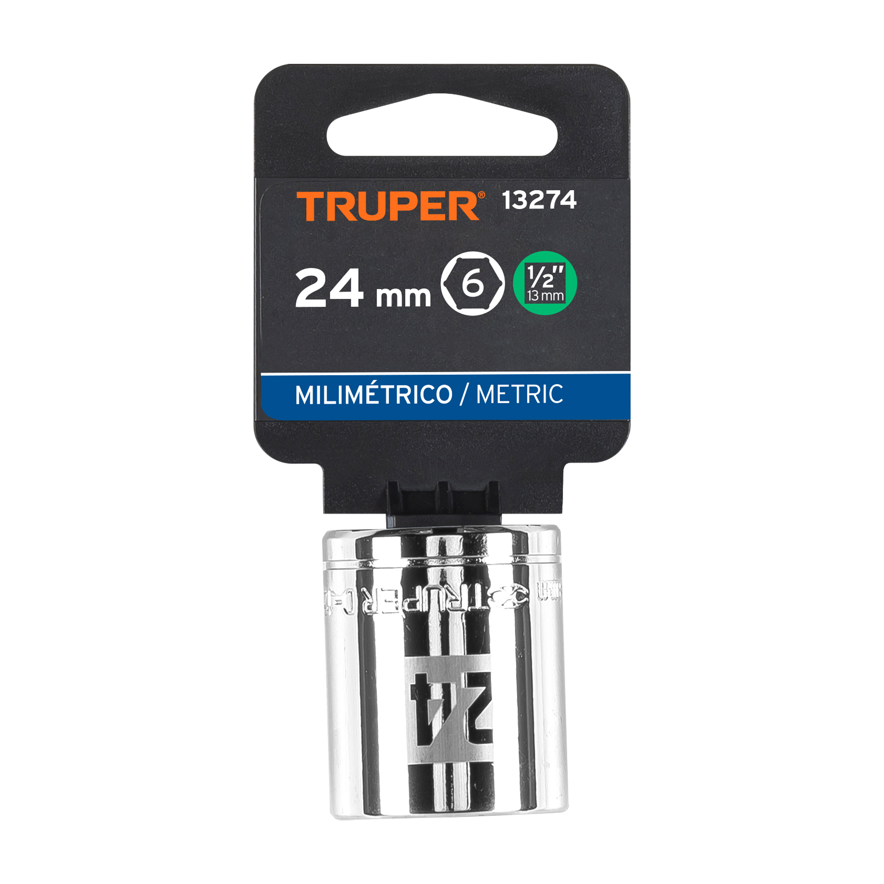 DADO DE 24 MM, 6 PUNTAS, CUADRO 1/2" - Image 2