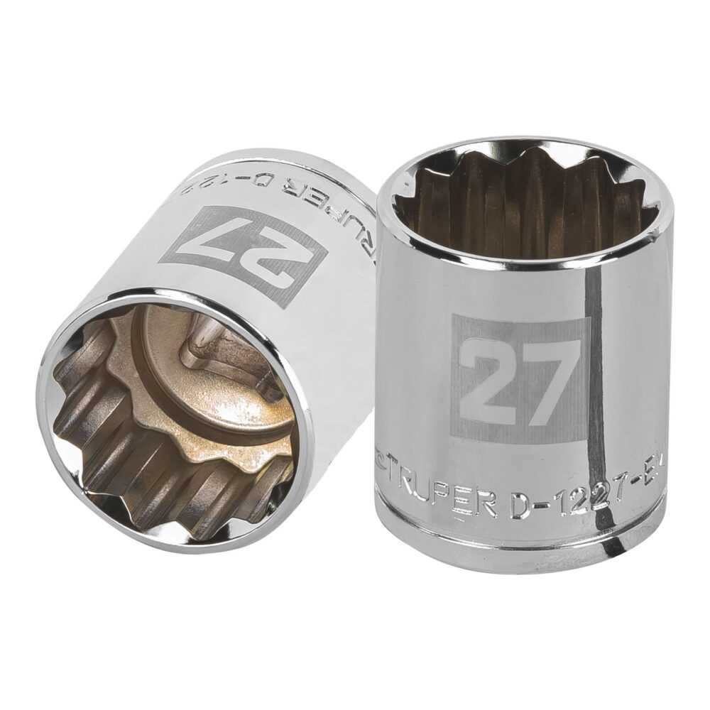 DADO DE 27 MM, 12 PUNTAS, CUADRO 1/2"