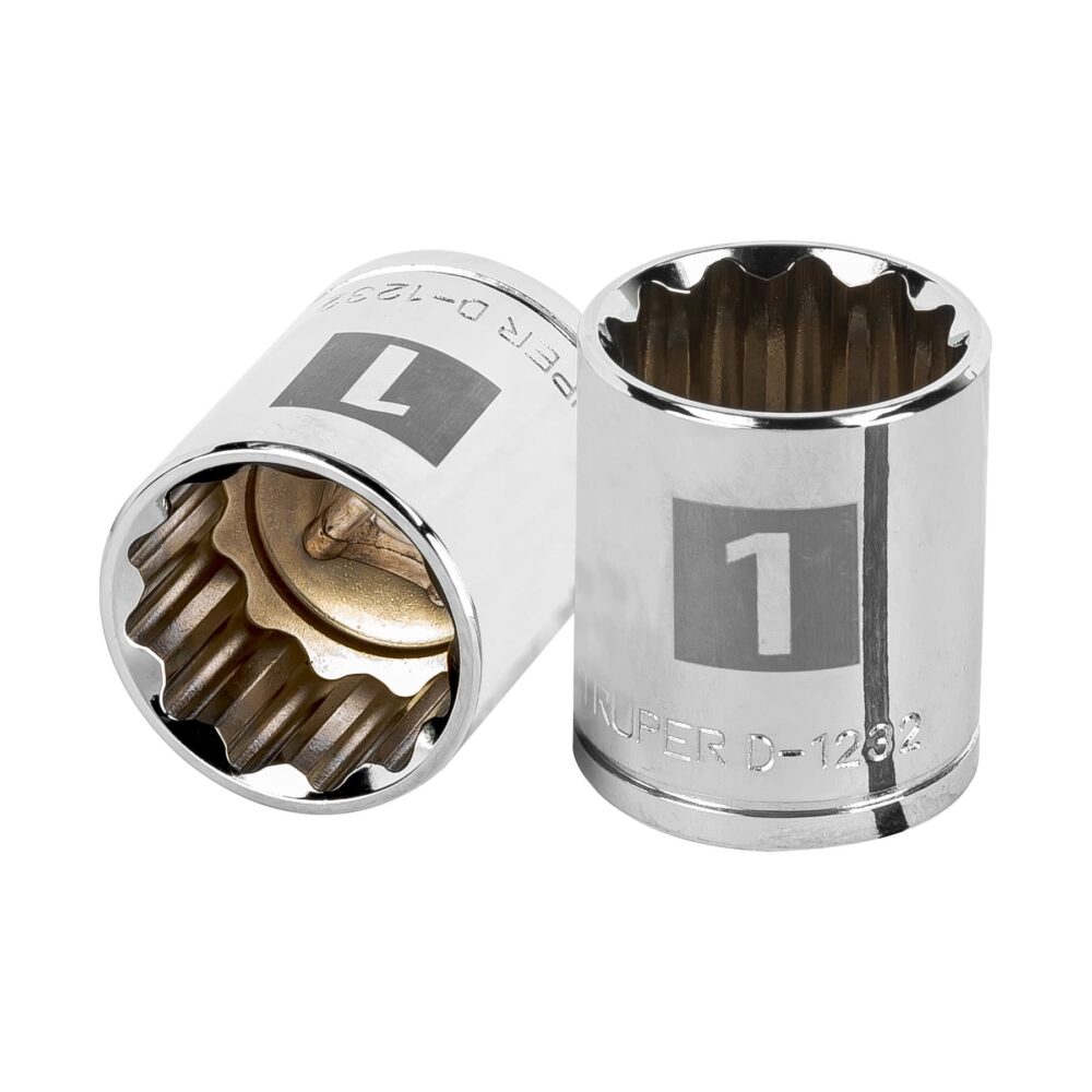 DADO DE 1", 12 PUNTAS, CUADRO 1/2"