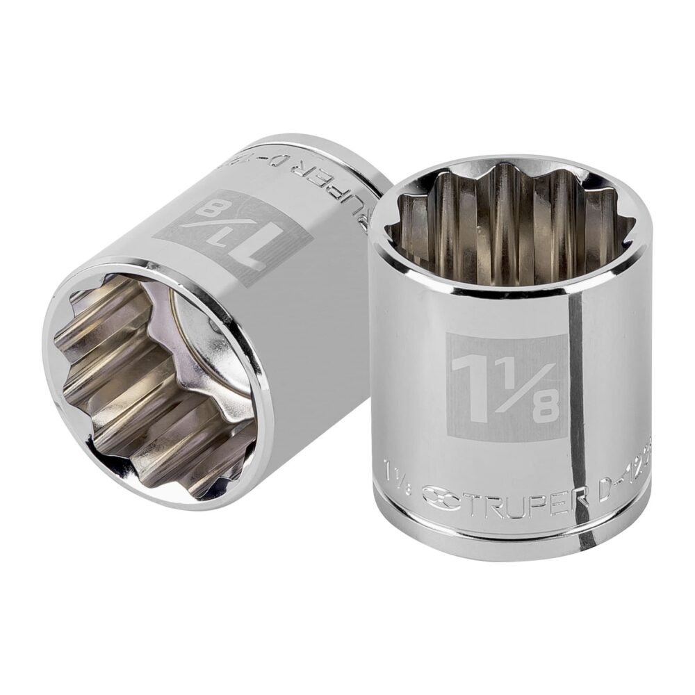 DADO DE 1-1/8", 12 PUNTAS, CUADRO 1/2"