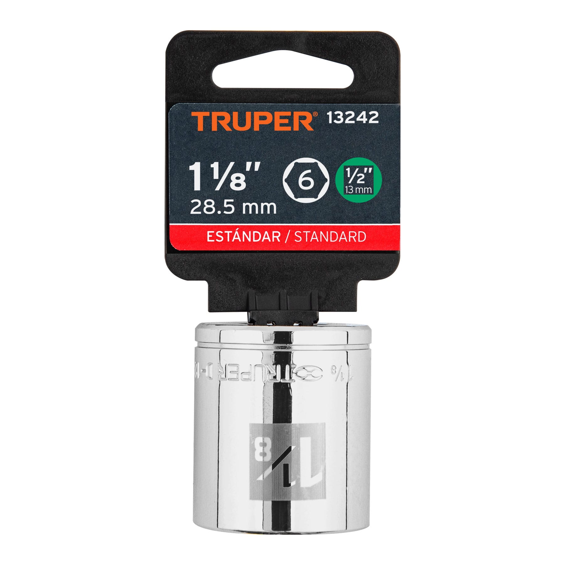 DADO DE 1-1/8", 6 PUNTAS, CUADRO 1/2" - Image 2