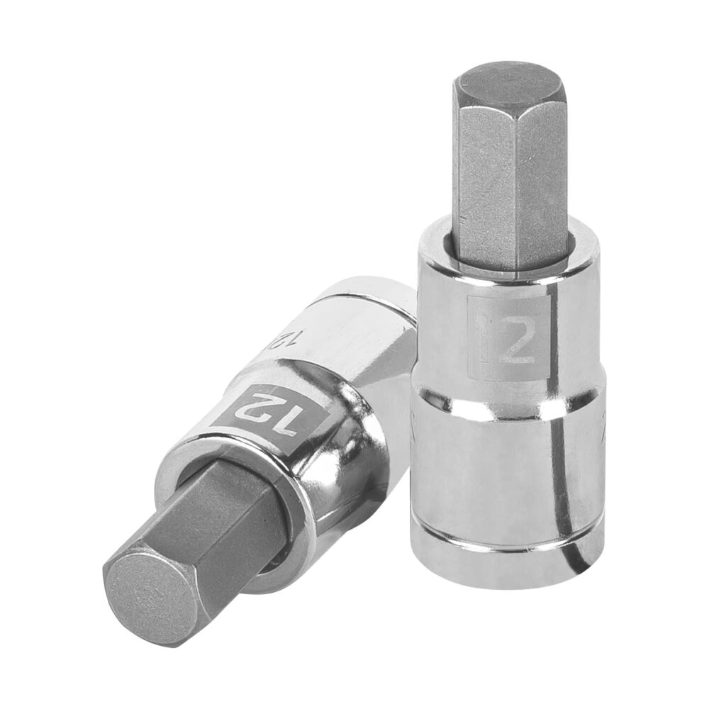 DADO PUNTA HEXAGONAL DE 12 MM, CUADRO 1/2"