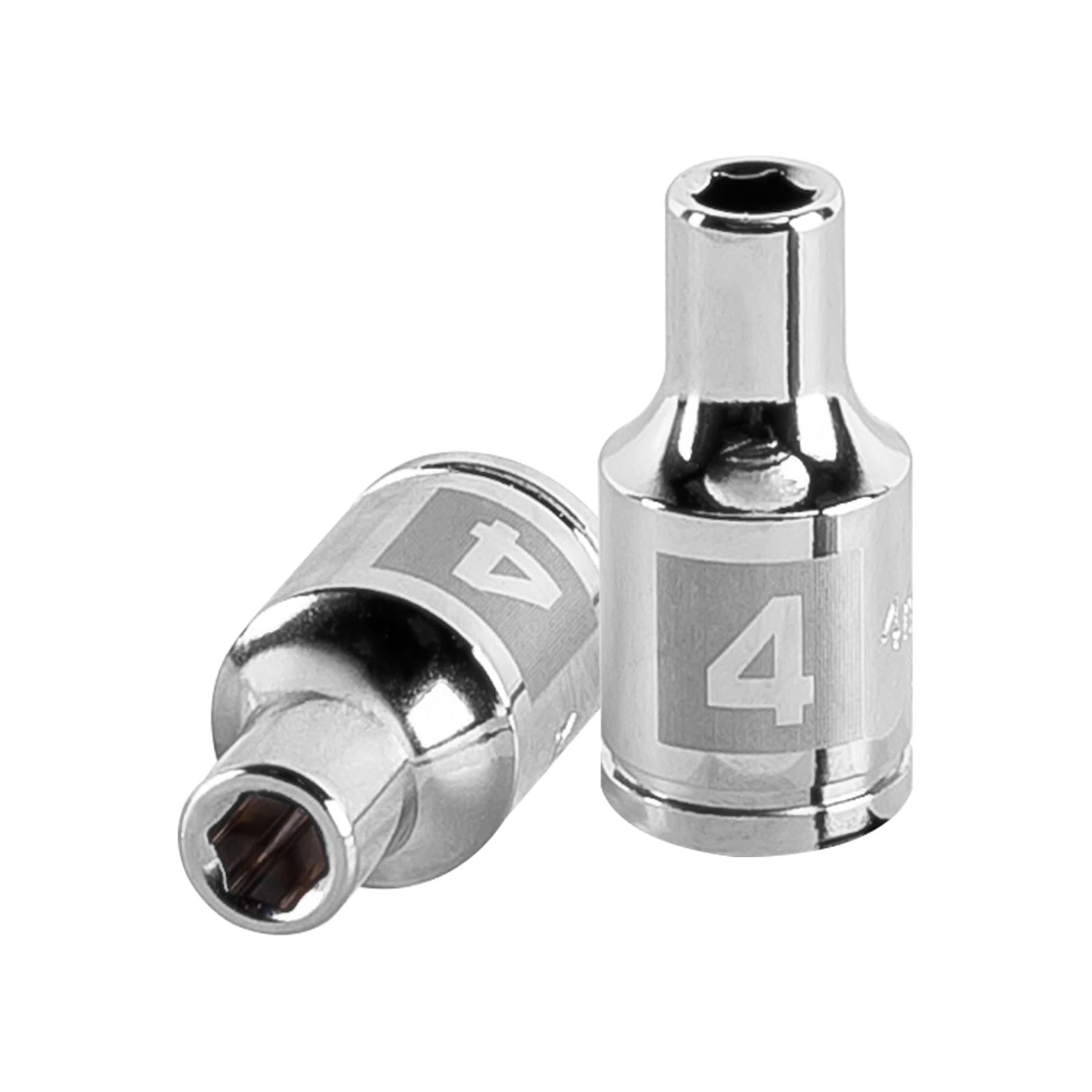 DADO DE 4 MM, 6 PUNTAS, CUADRO 1/4"