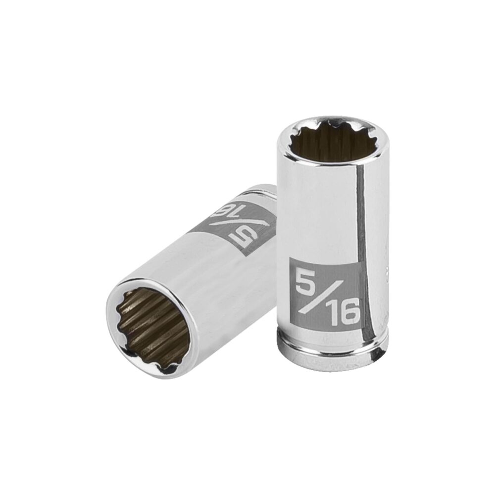 DADO DE 5/16", 12 PUNTAS, CUADRO 1/4"