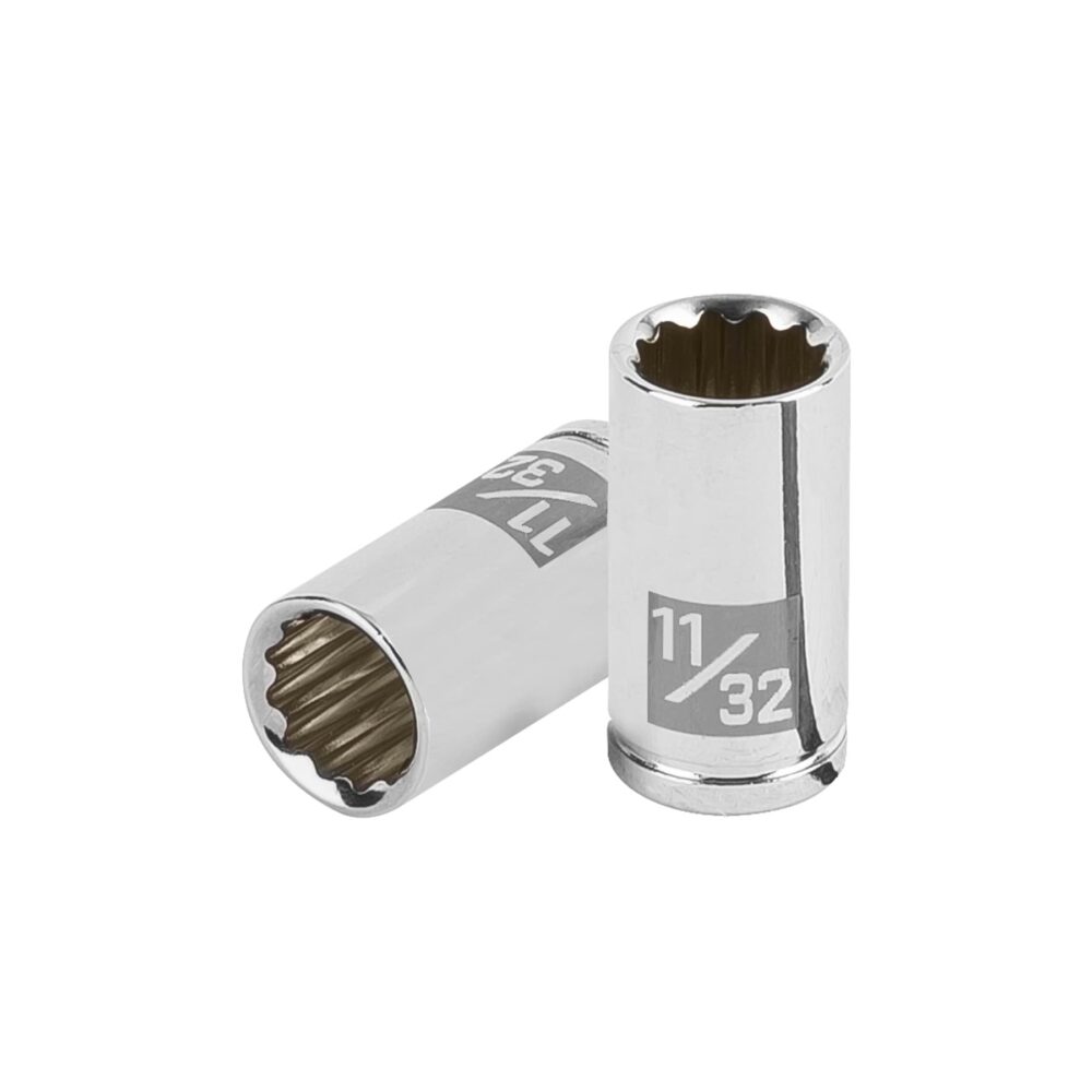 DADO DE 11/32", 12 PUNTAS, CUADRO 1/4"