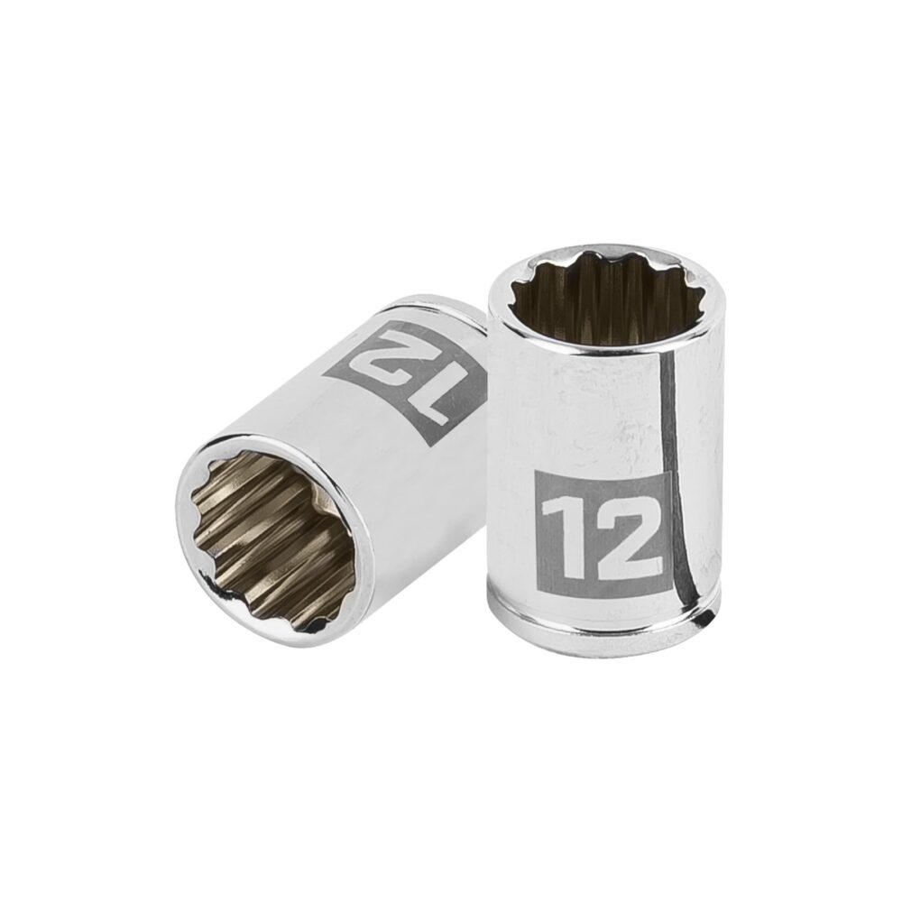 DADO DE 12 MM, 12 PUNTAS, CUADRO 1/4"