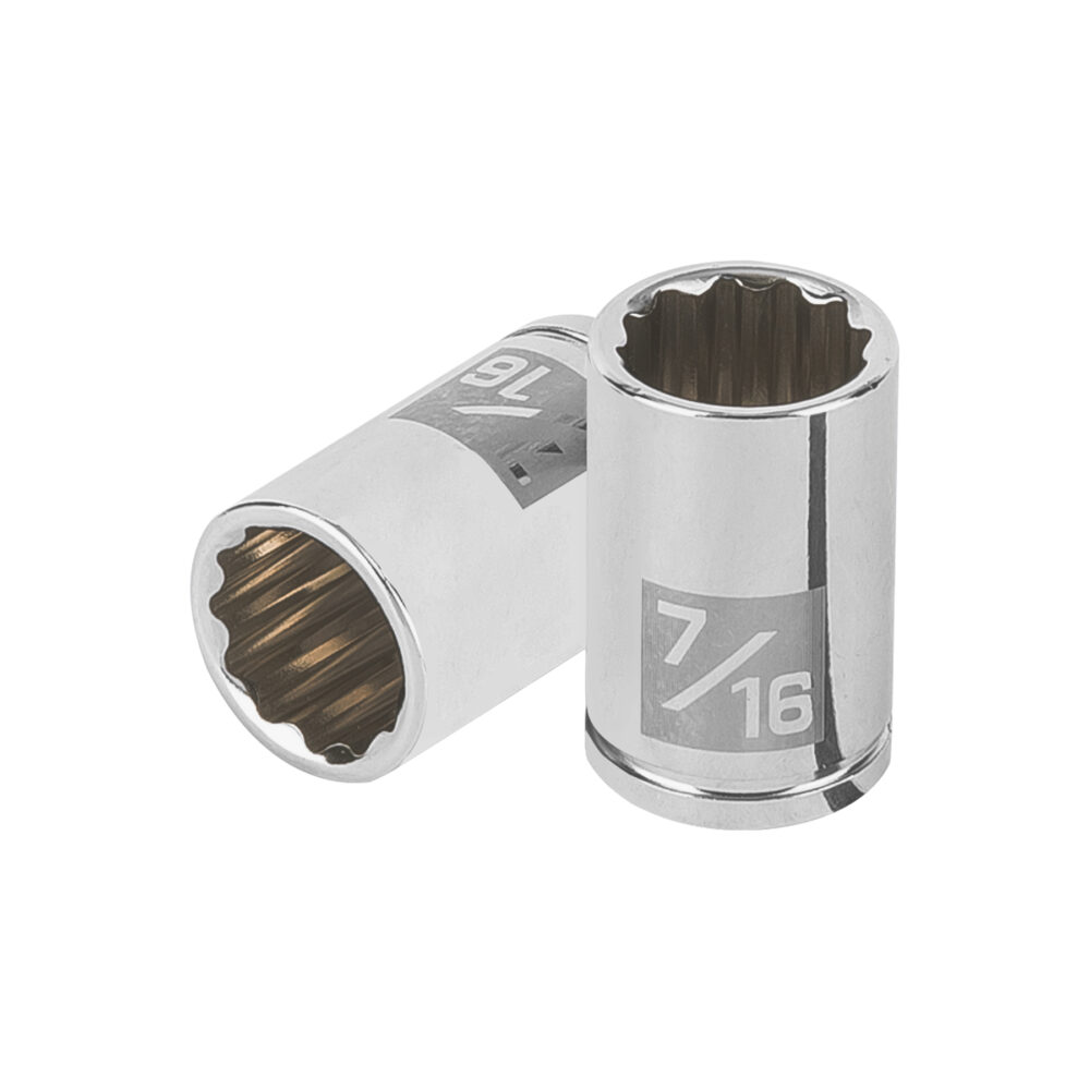 DADO DE 7/16", 12 PUNTAS, CUADRO 1/4"