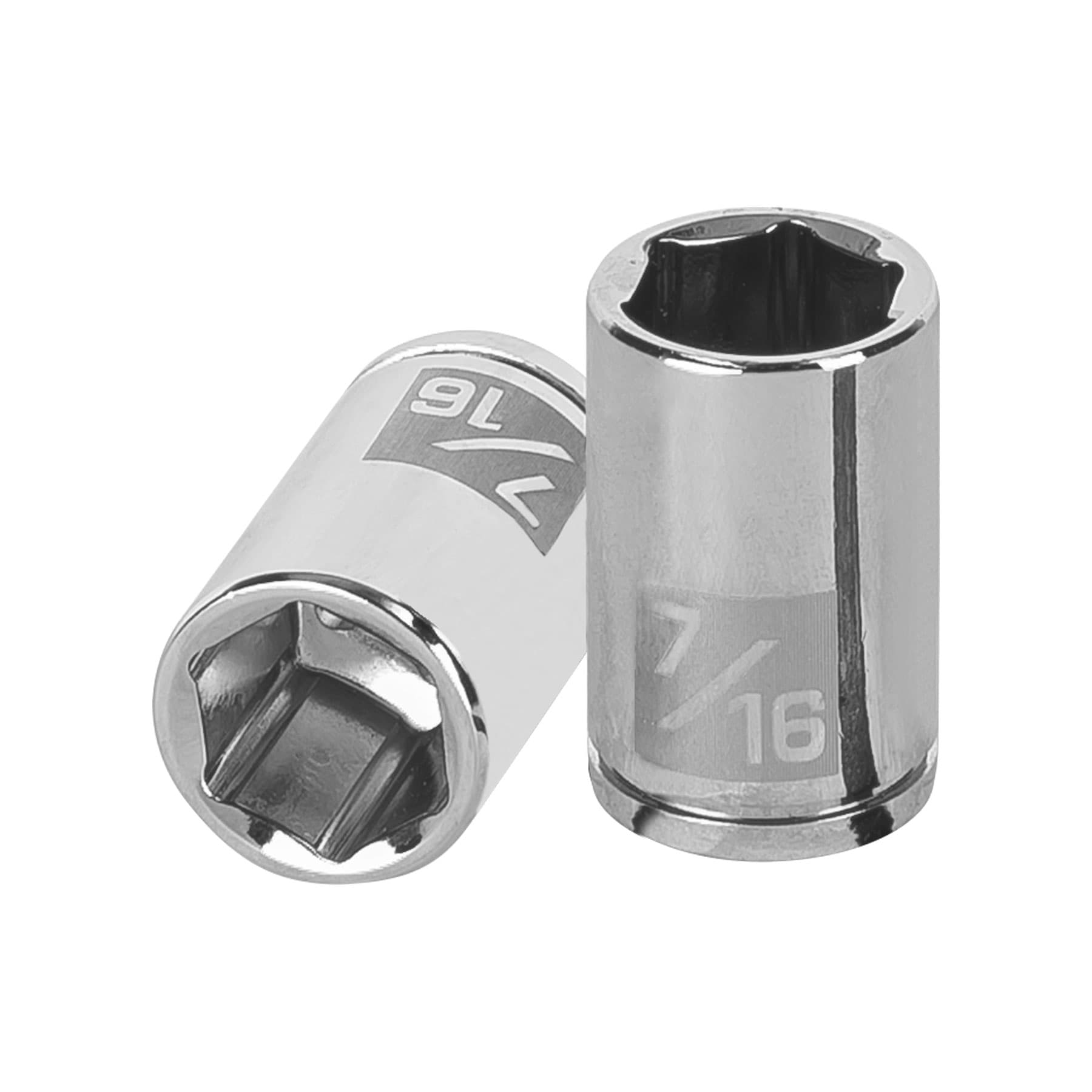 DADO DE 7/16", 6 PUNTAS, CUADRO 1/4"