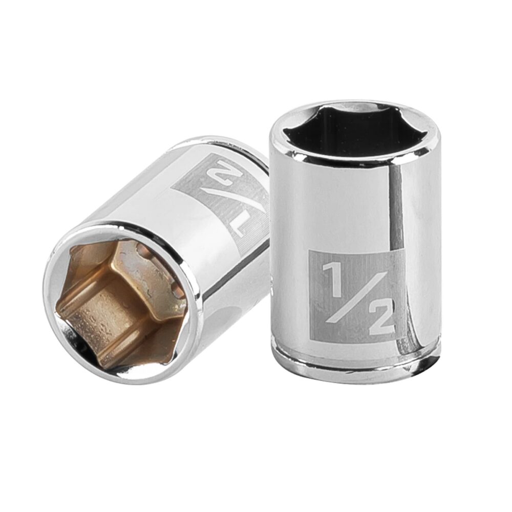DADO DE 1/2", 6 PUNTAS, CUADRO 1/4"