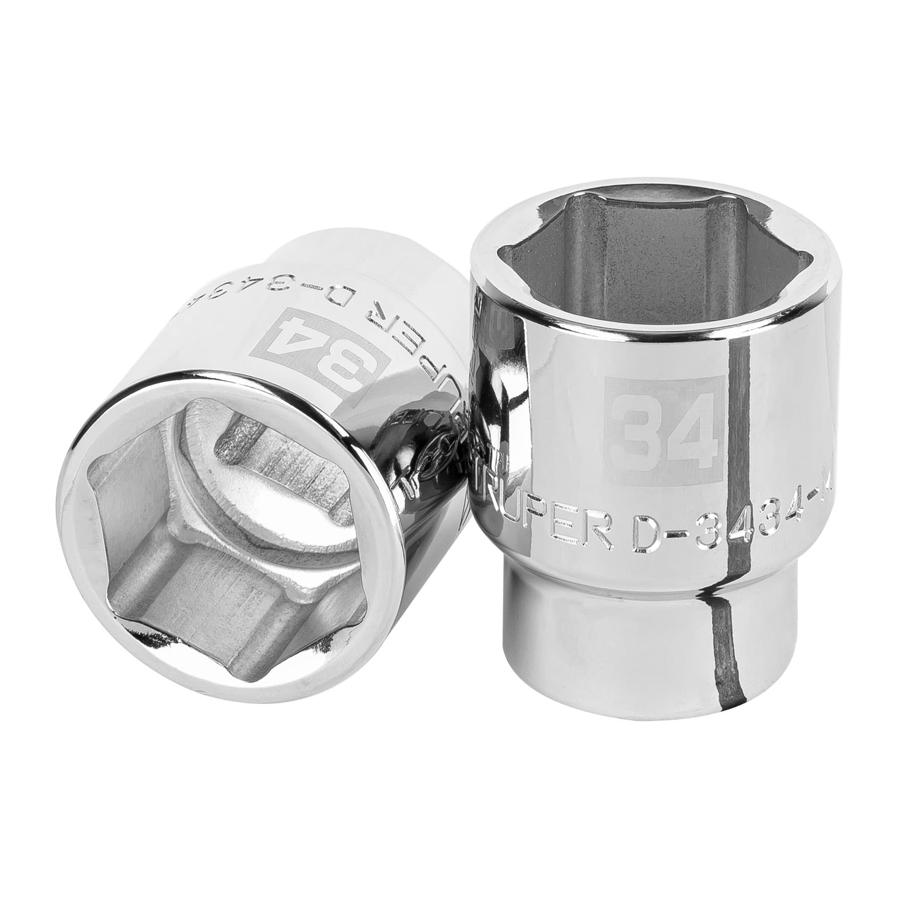 DADO DE 34 MM, 6 PUNTAS, CUADRO 3/4"
