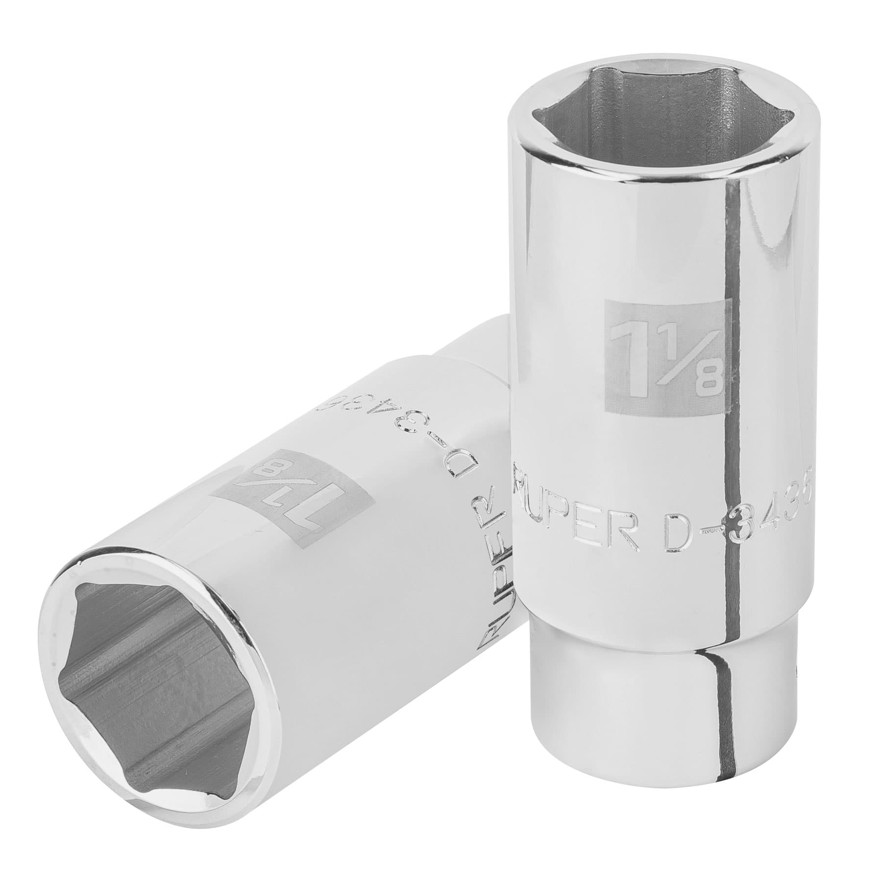DADO LARGO DE 1-1/8", 6 PUNTAS, CUADRO 3/4"