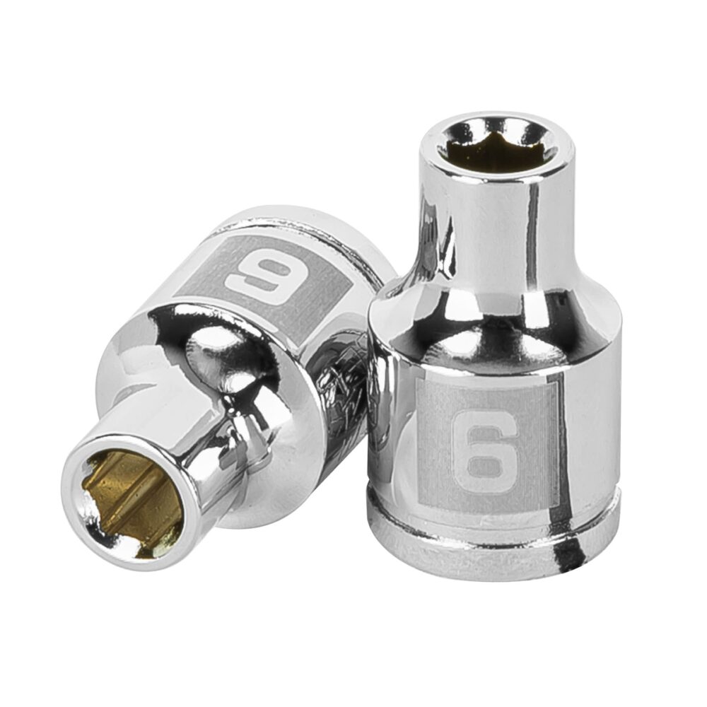 DADO DE 6 MM, 6 PUNTAS, CUADRO 3/8"