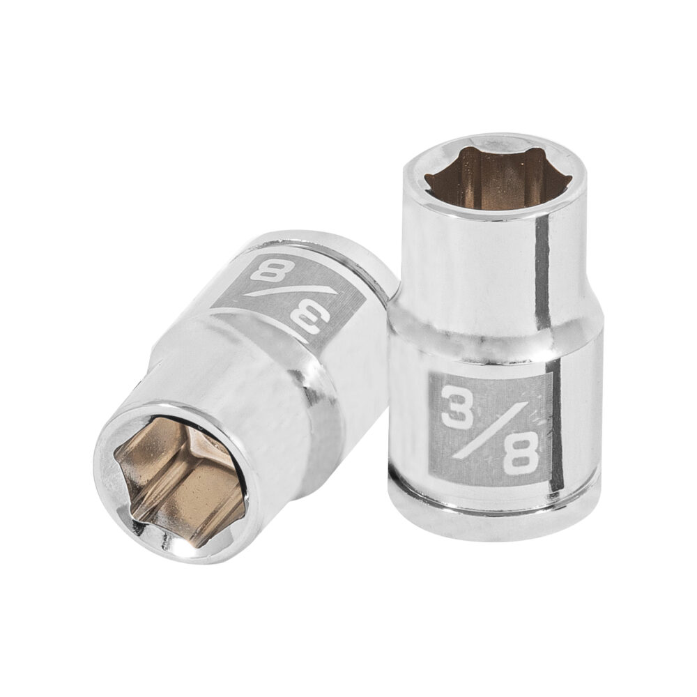 DADO DE 3/8", 6 PUNTAS, CUADRO 3/8"
