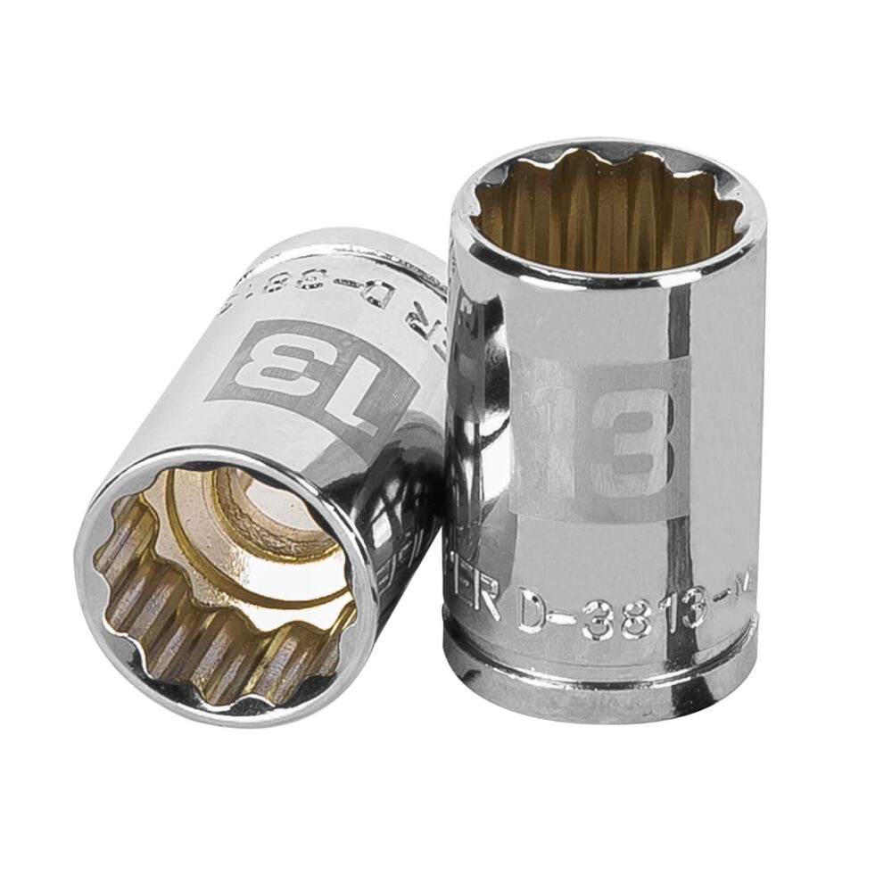DADO DE 13 MM, 12 PUNTAS, CUADRO 3/8"