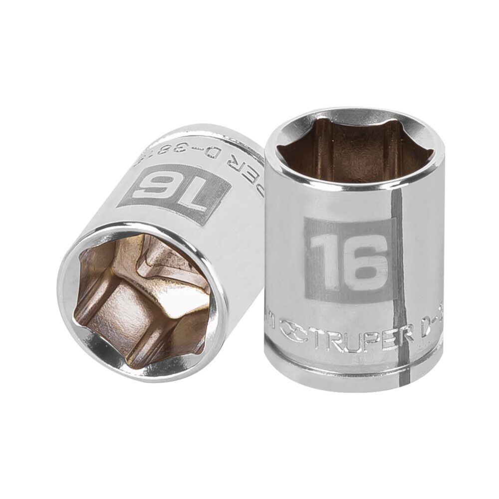 DADO DE 16 MM, 6 PUNTAS, CUADRO 3/8"
