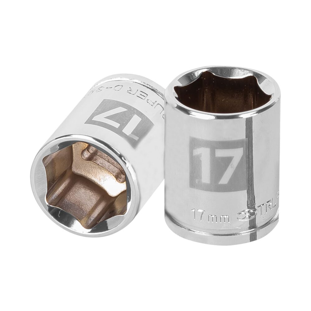 DADO DE 17 MM, 6 PUNTAS, CUADRO 3/8"