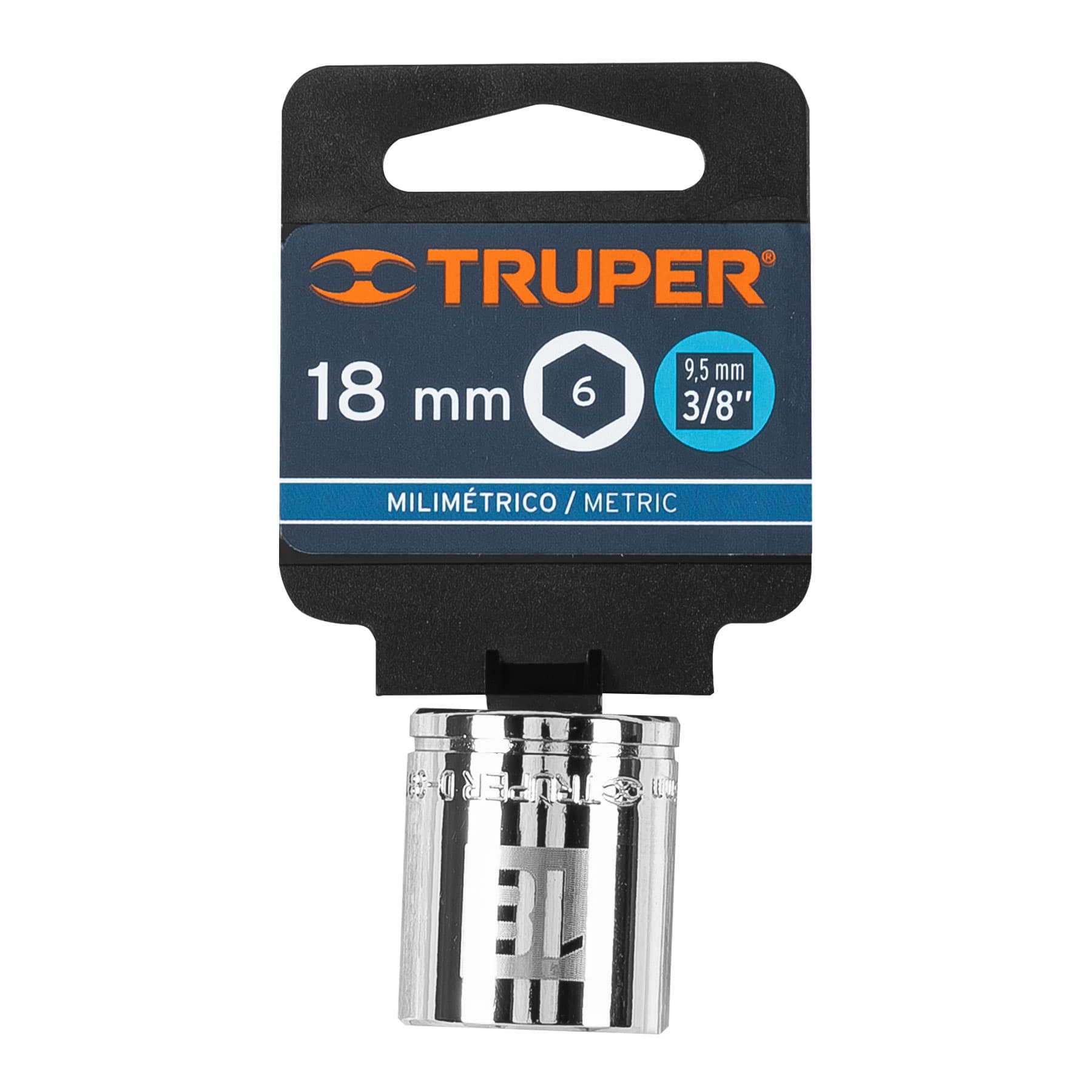 DADO DE 18 MM, 6 PUNTAS, CUADRO 3/8" - Image 2