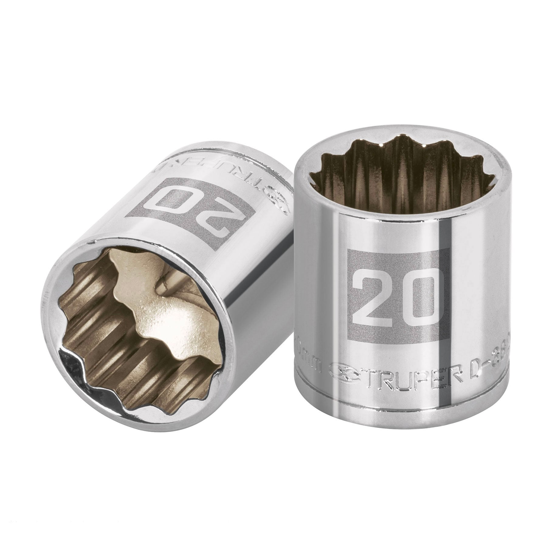 DADO DE 20 MM, 12 PUNTAS, CUADRO 3/8"